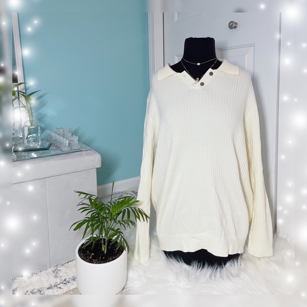 Oversized Cream Comfy Sweater